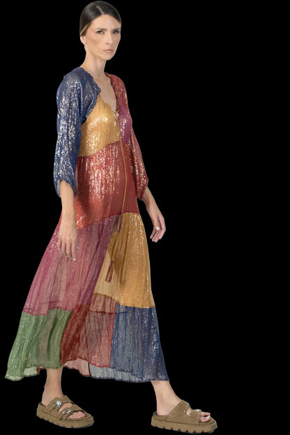 Vestido Color Textura Farm