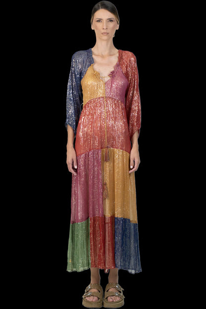 Vestido Color Textura Farm