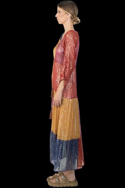 Vestido Color Textura Farm