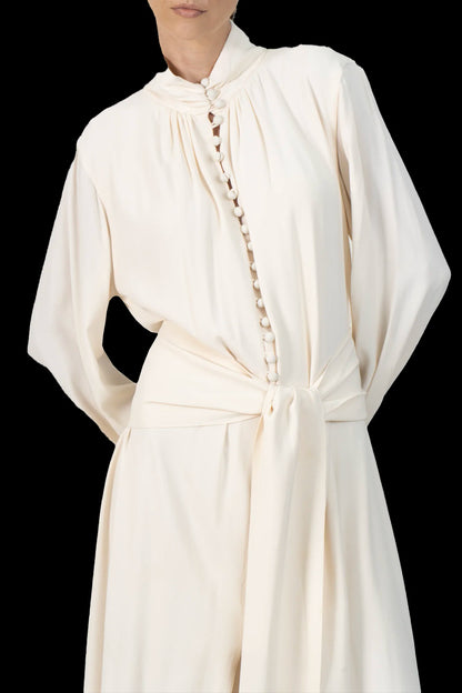 Vestido Branco Detalhe Cris Barros