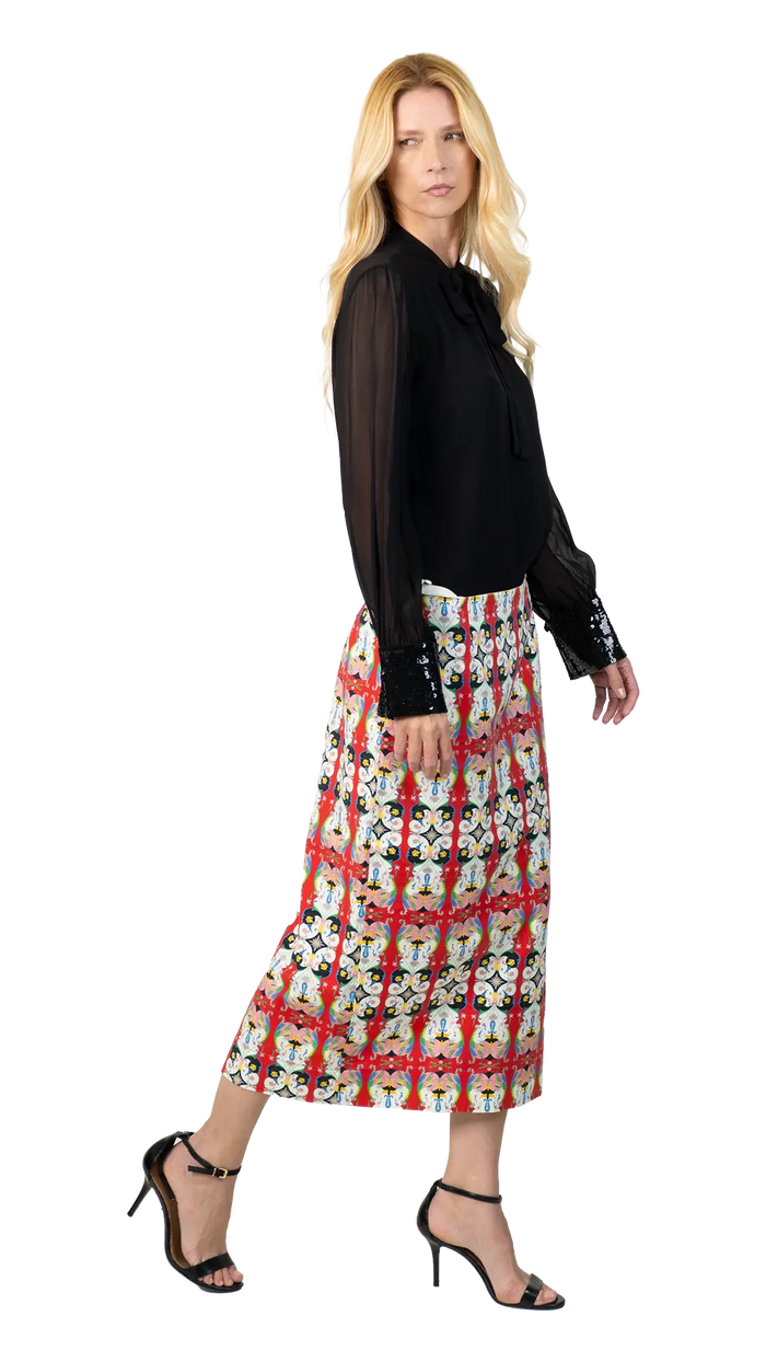 Blusa Preta Seda