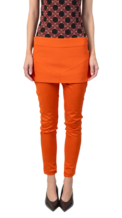 Calça Saia  Laranja