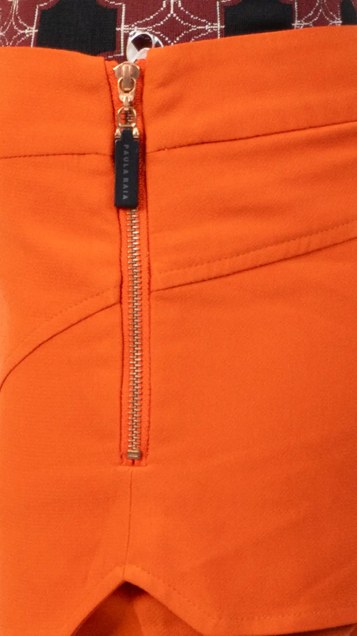 Calça Saia  Laranja