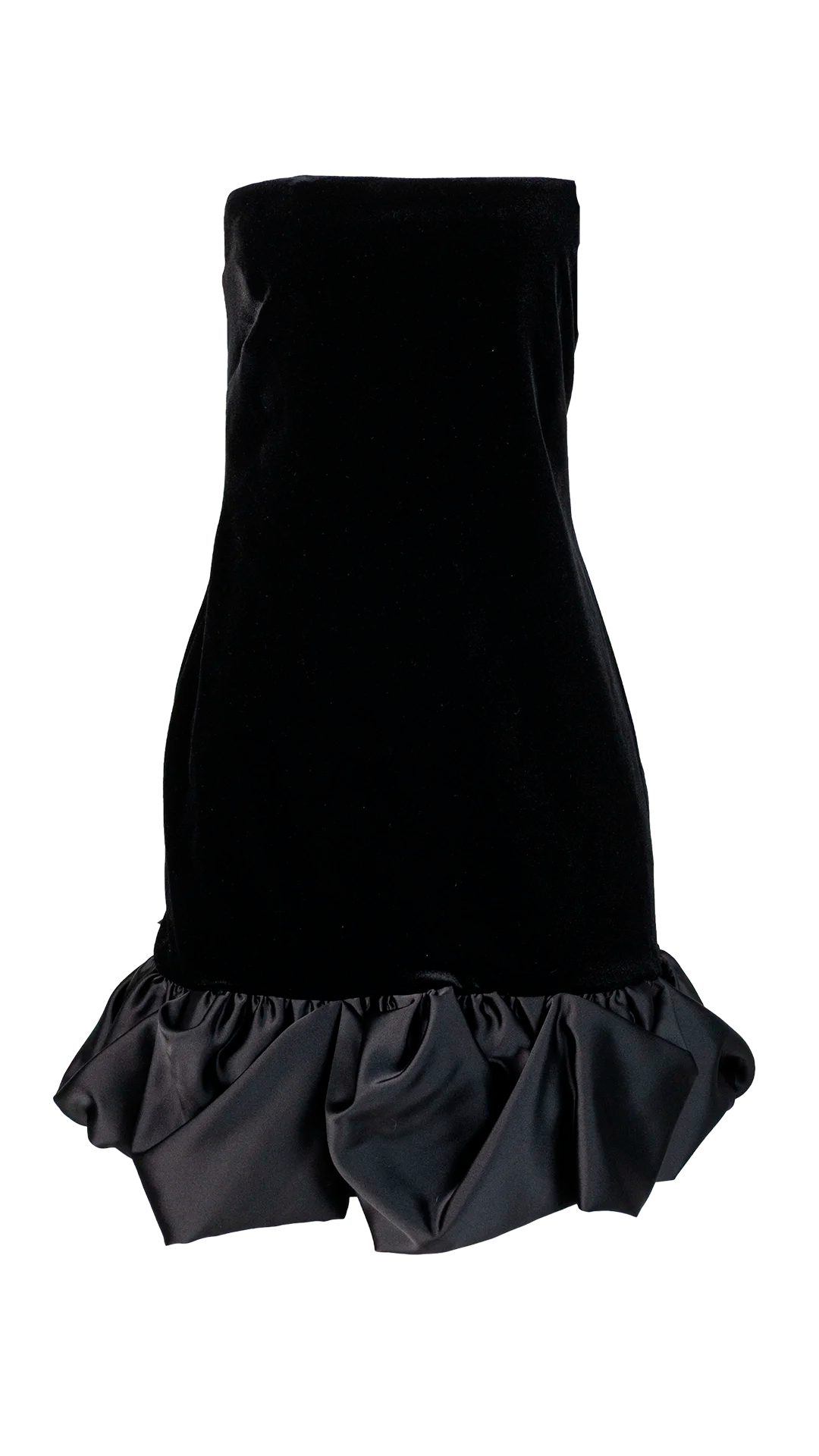 Vestido Preto Babado
