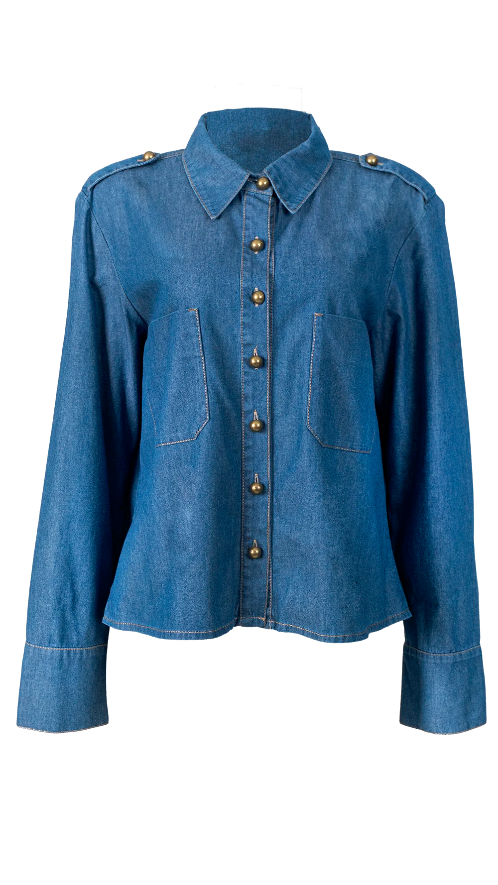 Camisa manga comprida jeans