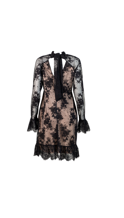 Vestido Preto Renda Garimpo Adda