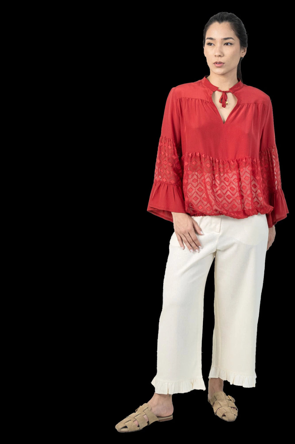 Bata Vermelha Detalhe bata MIXED