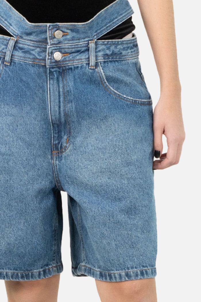 Bermuda Jeans Recorte bermuda Nk denim