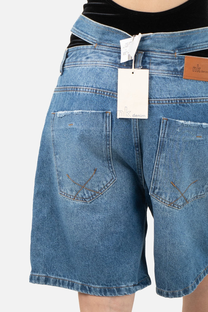 Bermuda Jeans Recorte bermuda Nk denim