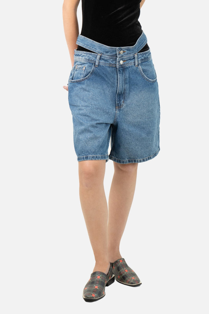 Bermuda Jeans Recorte bermuda Nk denim