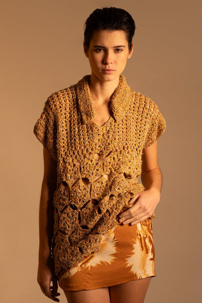 BLUSA COLOR CROCHÊ ONG VALADARES