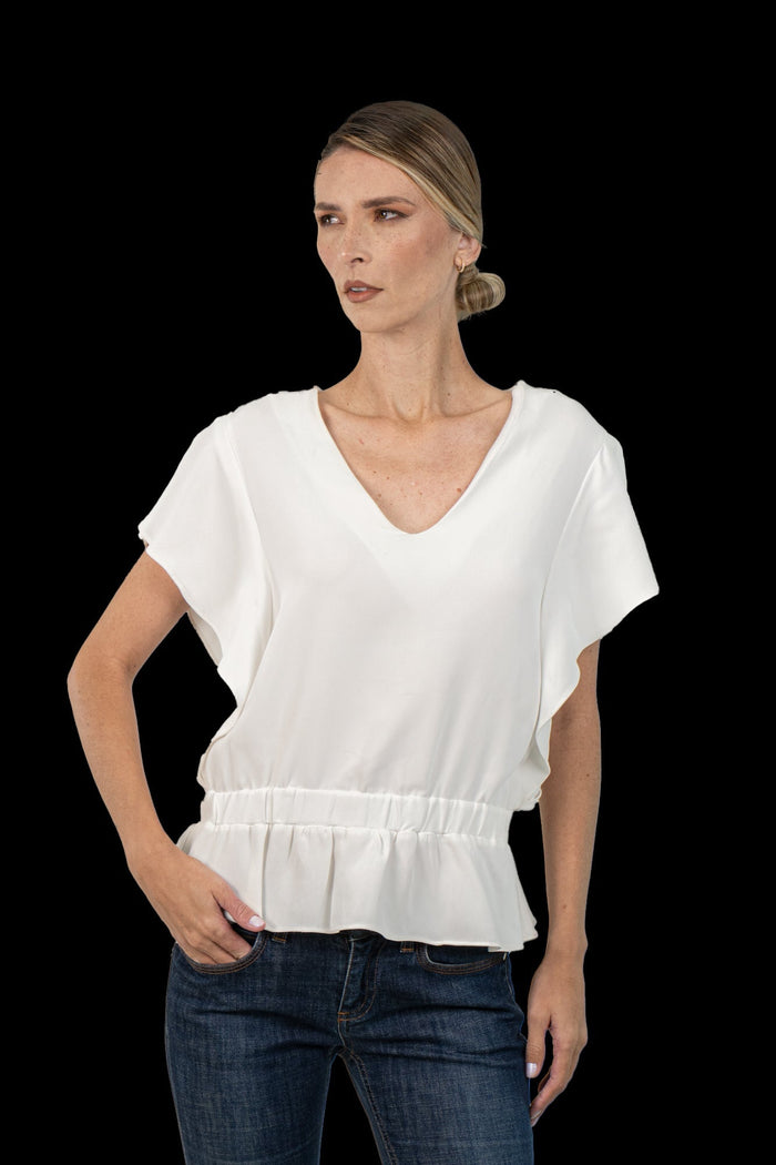 Blusa Branca Detalhe Blusa MIXED