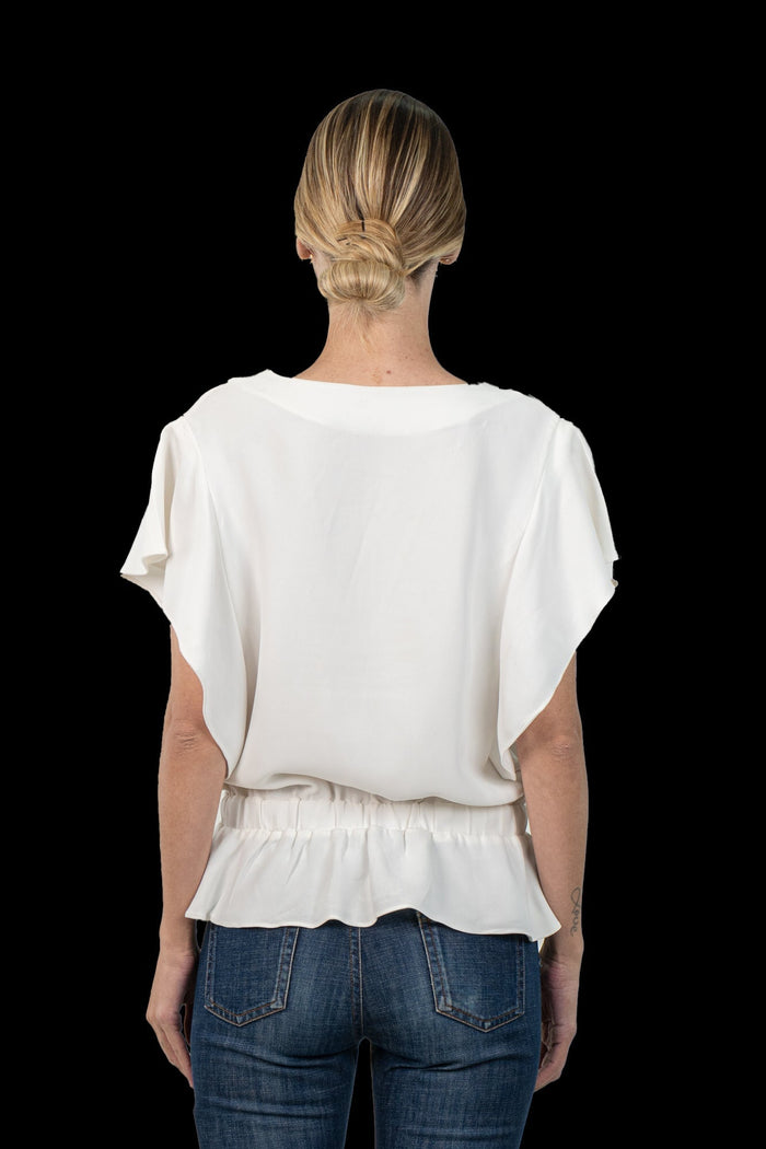 Blusa Branca Detalhe Blusa MIXED