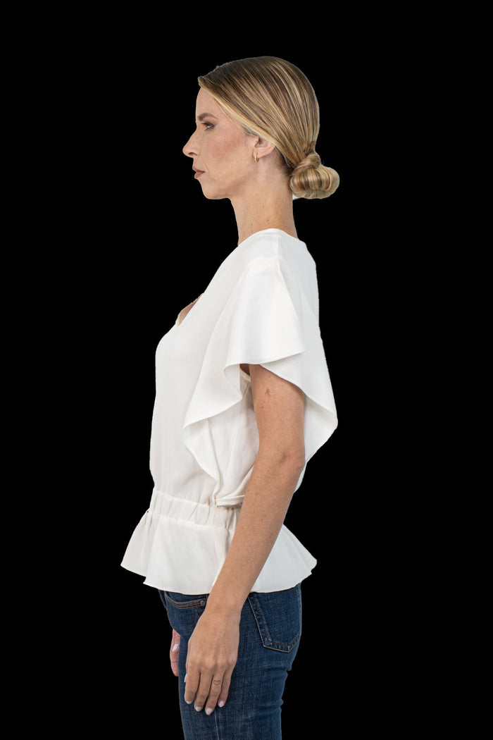 Blusa Branca Detalhe Blusa MIXED