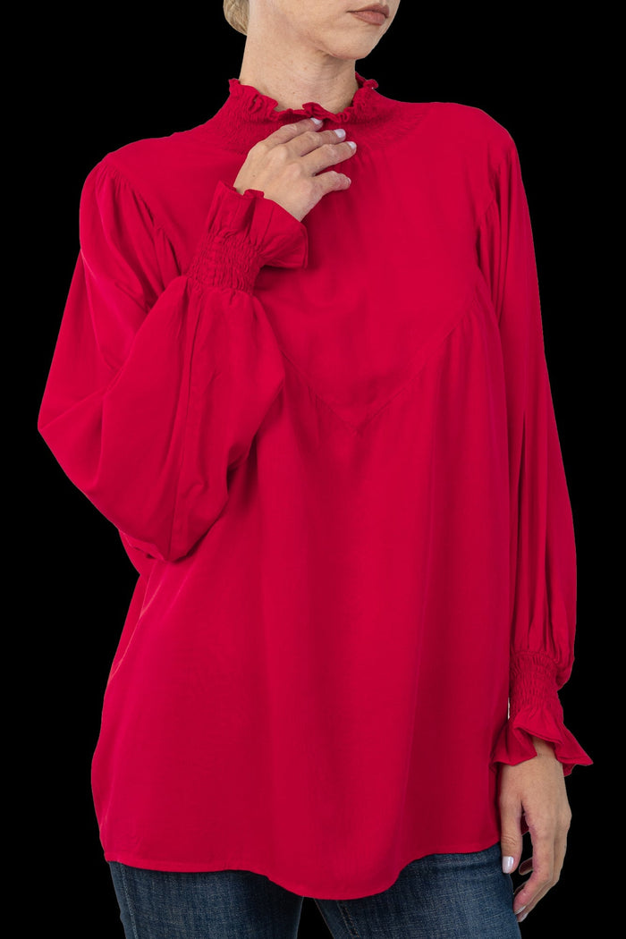 Blusa Color Longa Blusa Mabô