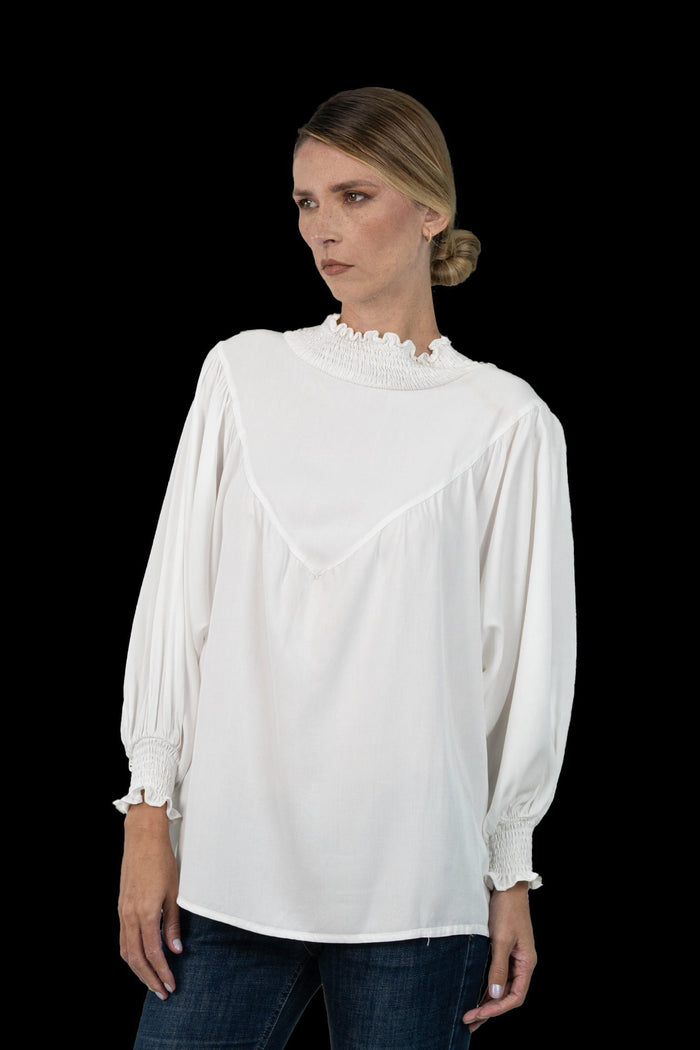 Blusa Color Longa Blusa Mabô