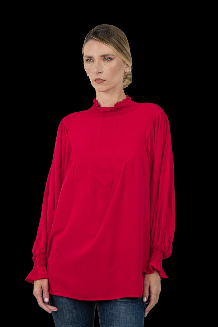Blusa Color Longa Blusa Mabô