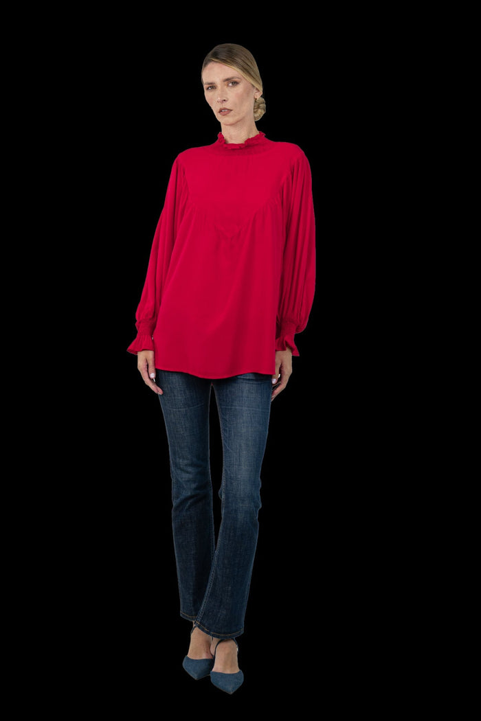 Blusa Color Longa Blusa Mabô