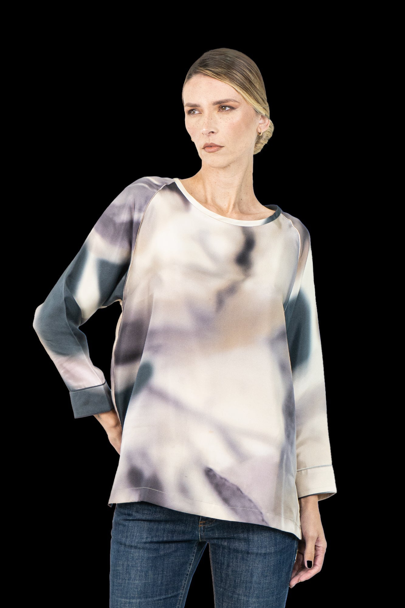 Blusa Color Reta Blusa Max Mara