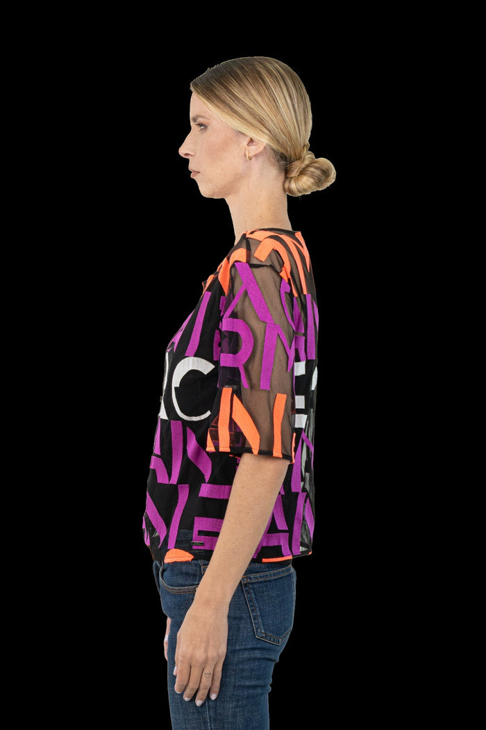 Blusa Color Transparente blusa Armani Exchange