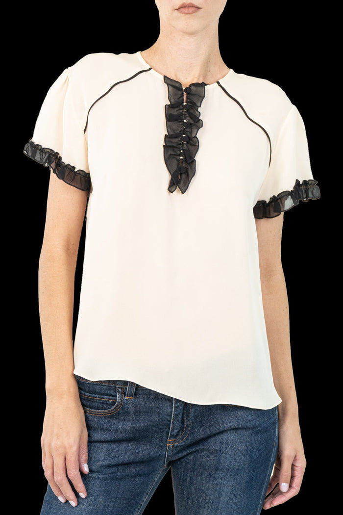 Blusa Off Babado Blusa NK collection