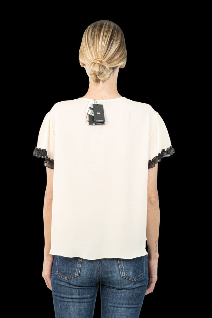 Blusa Off Babado Blusa NK collection