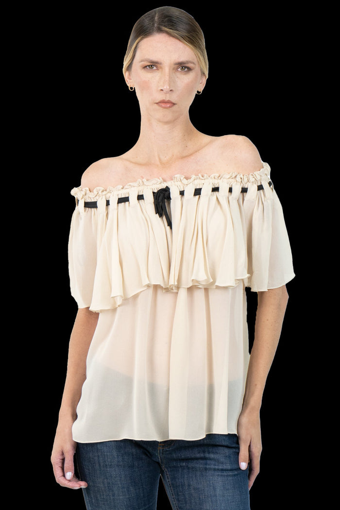 Blusa Off Detalhe Blusa Animale