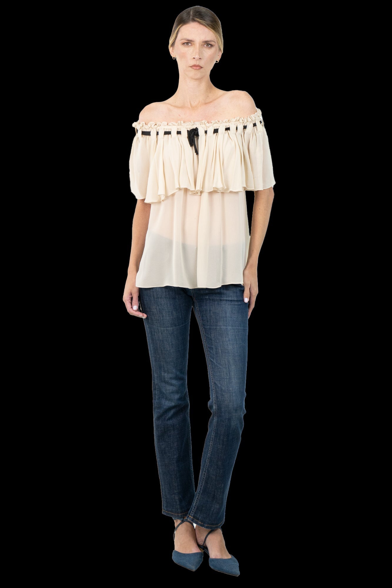 Blusa Off Detalhe Blusa Animale