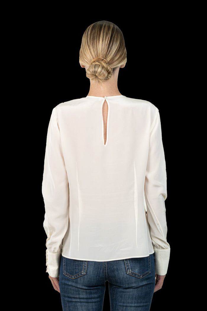 Blusa Off Detalhe blusa Garimpo Adda