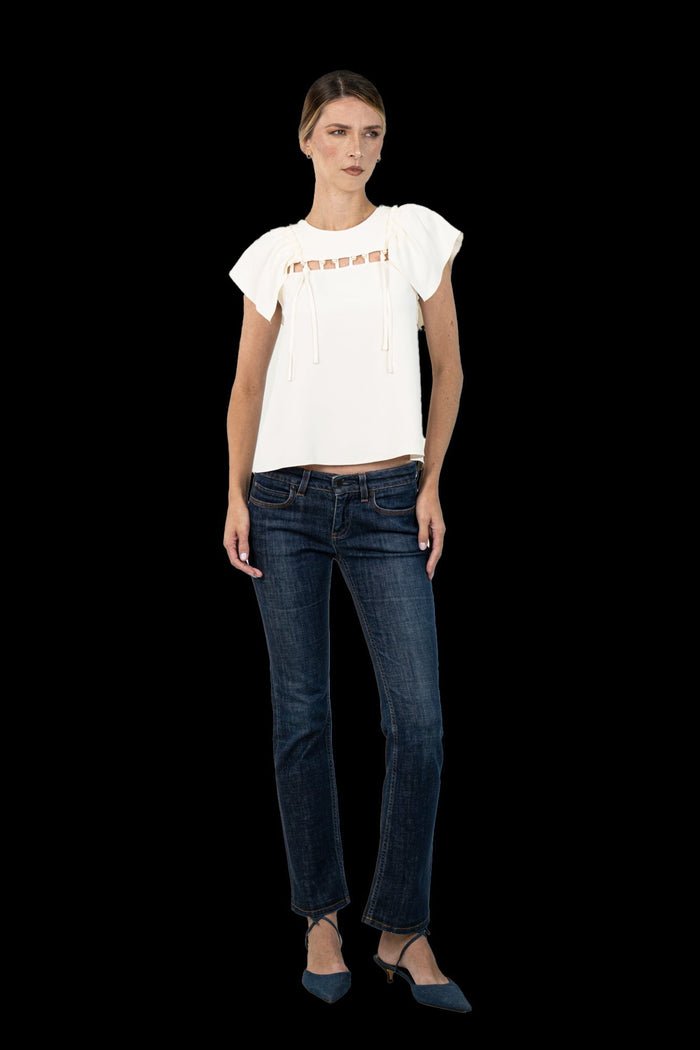 Blusa Off Detalhe Blusa NK collection