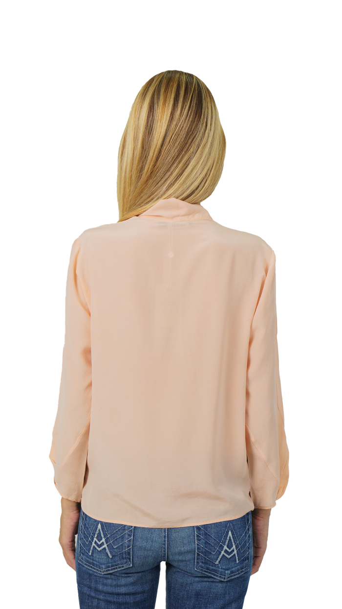 Blusa Salmão Transpassada Garimpo Adda
