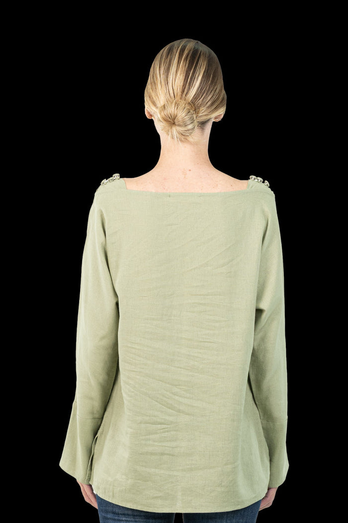 Blusa Verde Detalhe Blusa CRIS BARROS