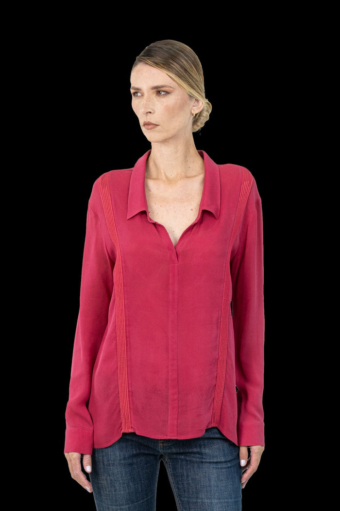 Blusa Vinho Detalhe Blusa CRIS BARROS