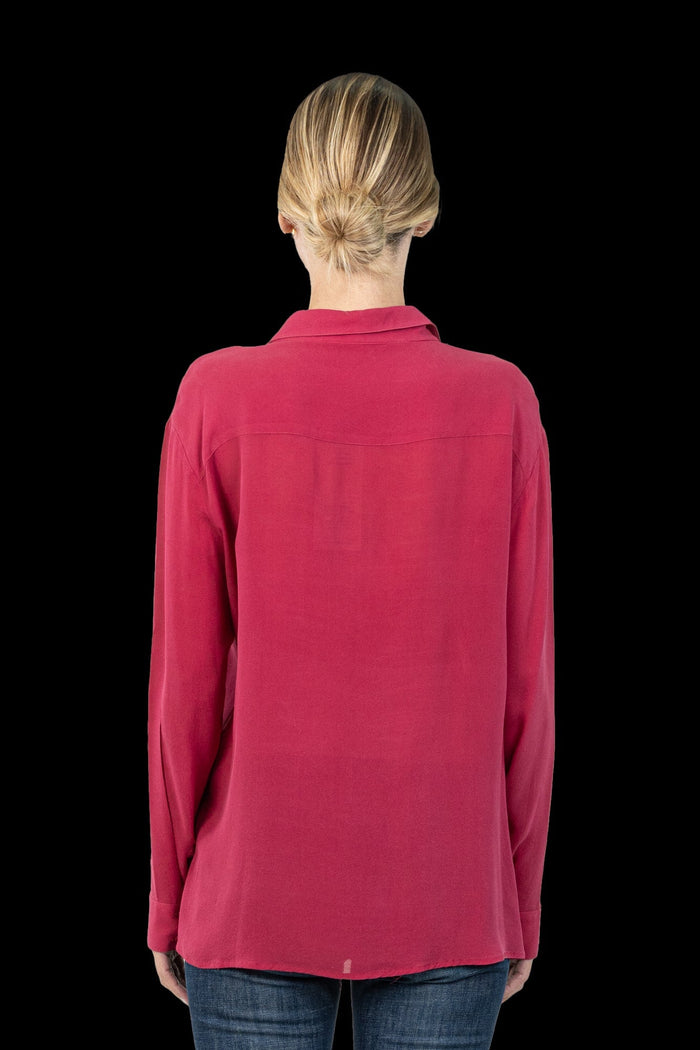Blusa Vinho Detalhe Blusa CRIS BARROS