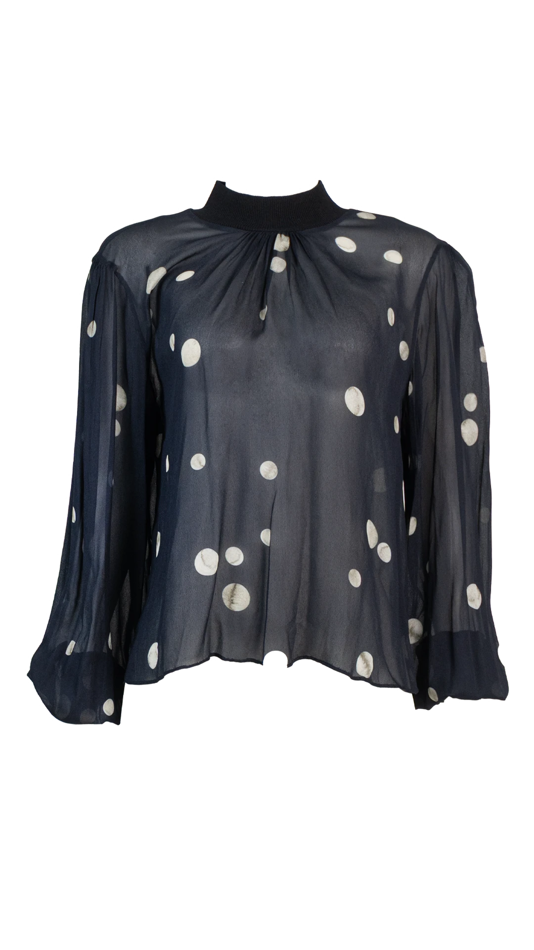 Blusa Bicolor Poá