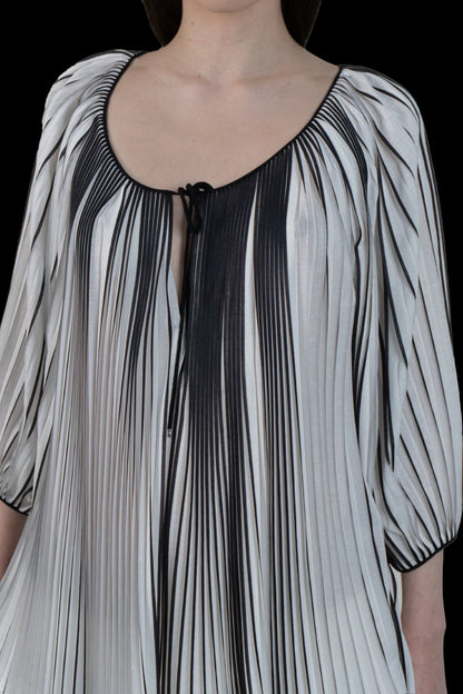 Blusa Bicolor Drapeada Diane Von Furstenberg