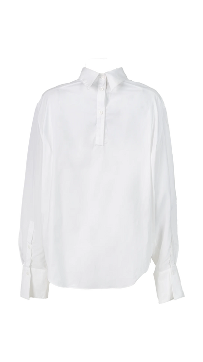 Blusa Branca Detalhe Zara