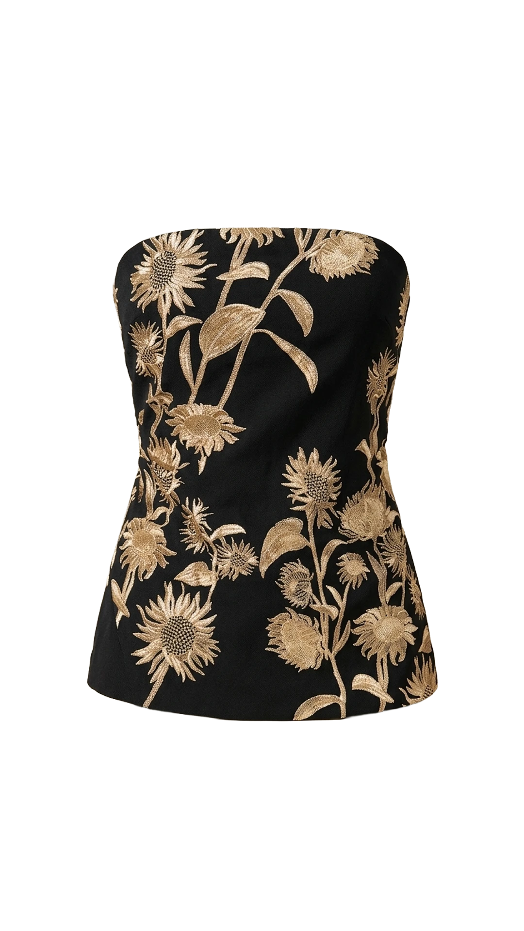 Blusa Bicolor Bordada