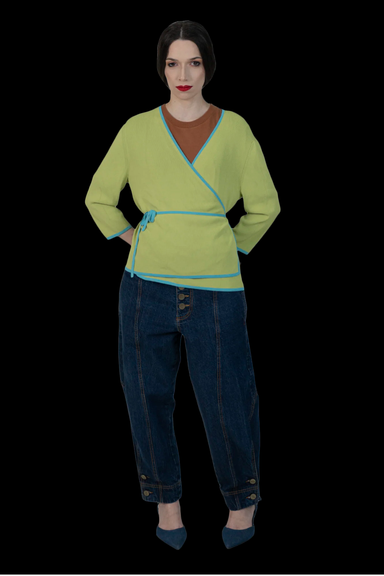 Blusa Color Transpassada