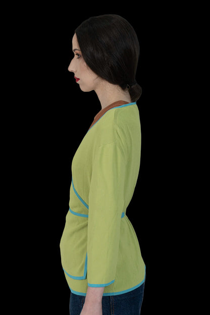 Blusa Color Transpassada Max Mara