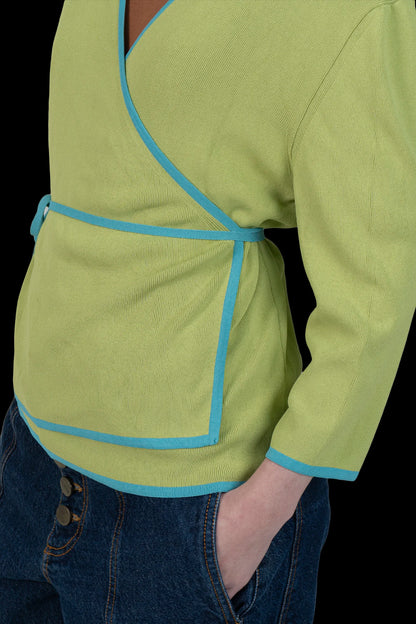 Blusa Color Transpassada Max Mara