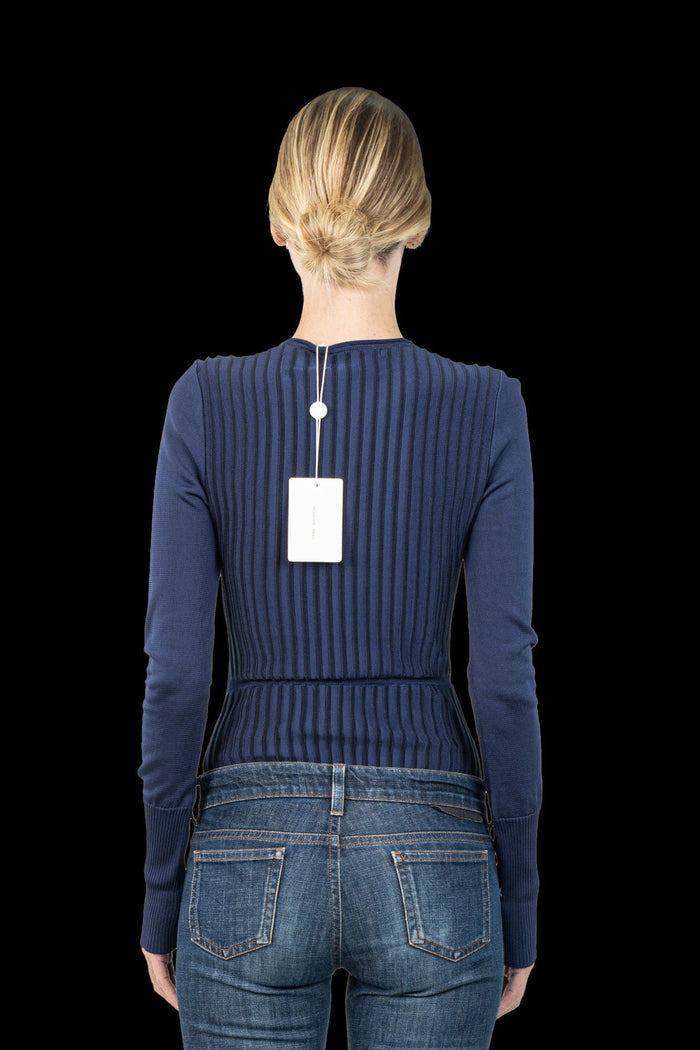 Body Azul Textura Body CRIS BARROS