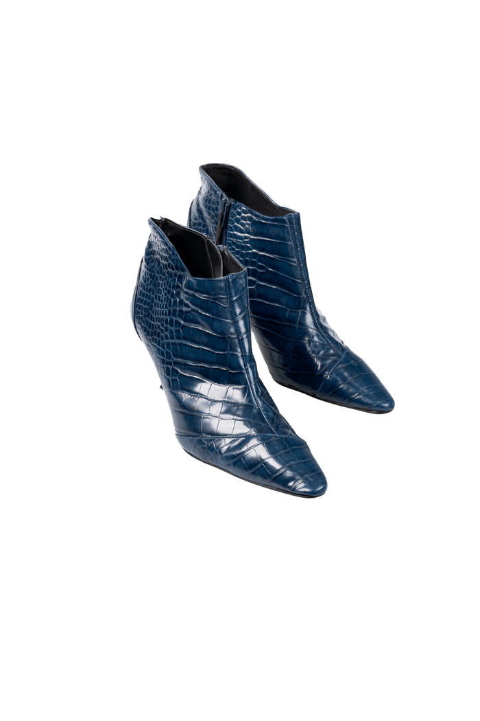 Bota Azul Textura bota Garimpo Adda