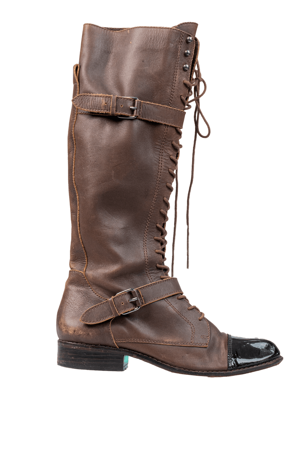 Bota Bicolor Couro Bota Maria Bonita