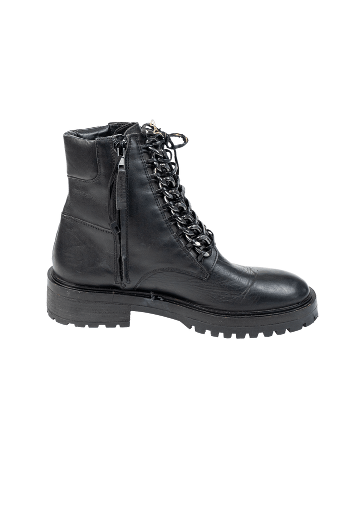 Bota Preta Cuturno bota Zara