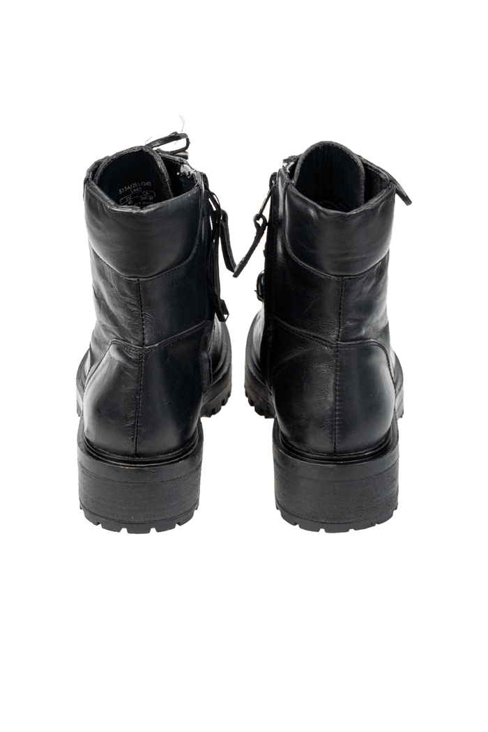 Bota Preta Cuturno bota Zara