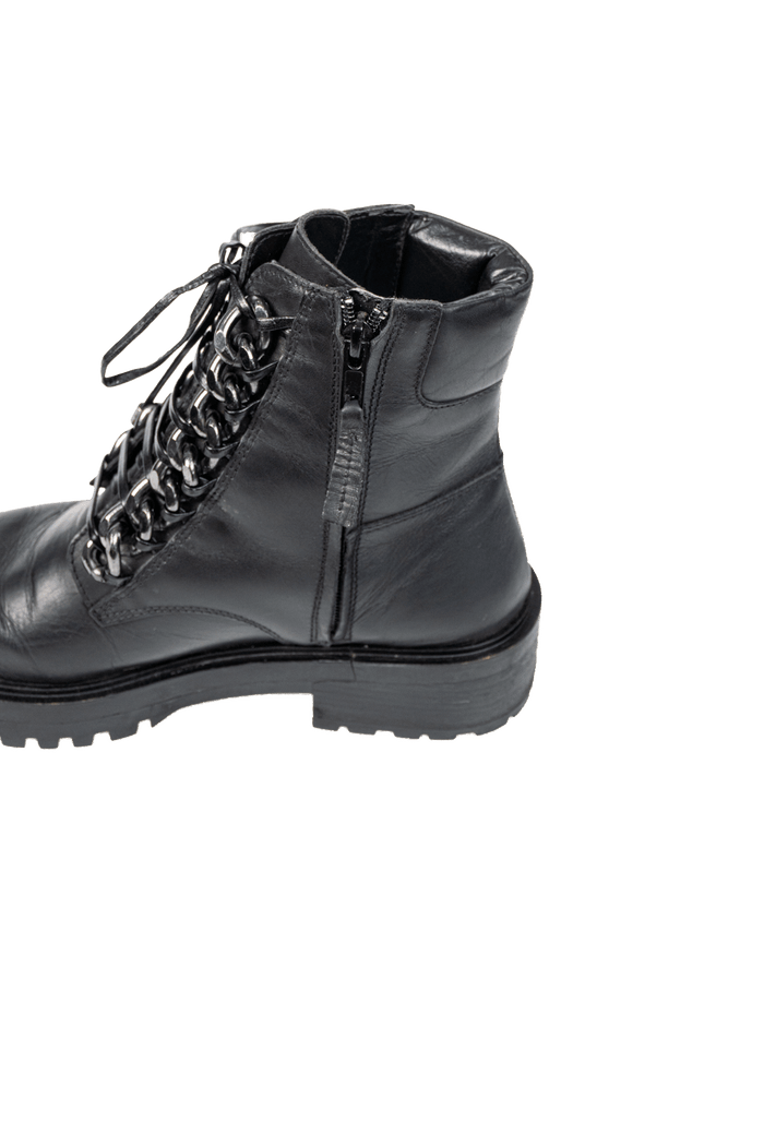 Bota Preta Cuturno bota Zara