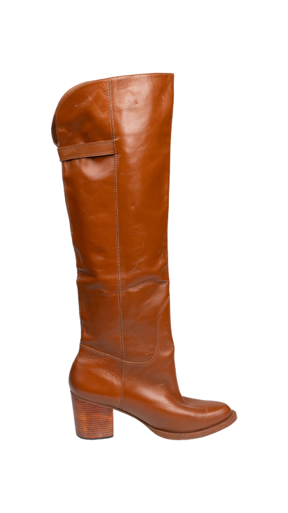 Bota Caramelo Couro NK