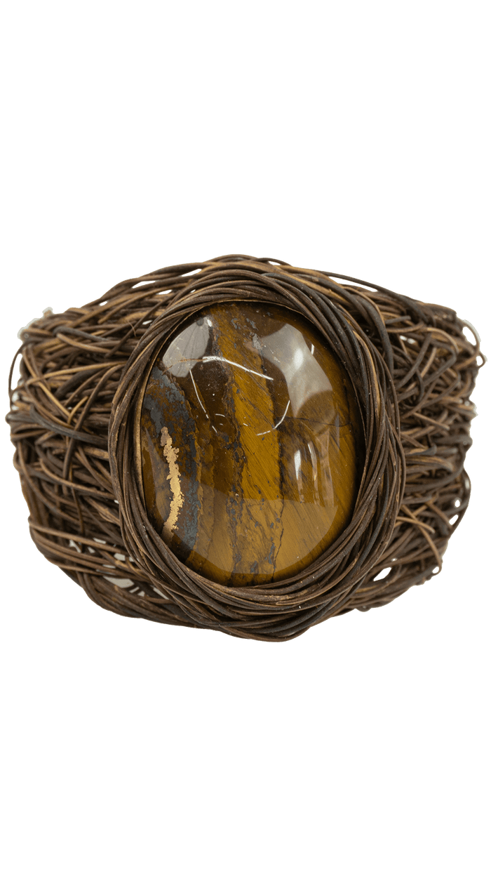 Bracelete Pedra Fibra bracelete Garimpo Adda