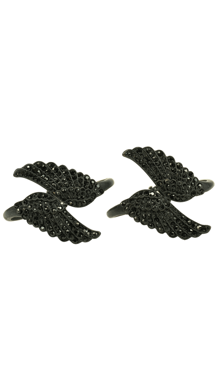 Bracelete Preto Strass bracelete Garimpo Adda